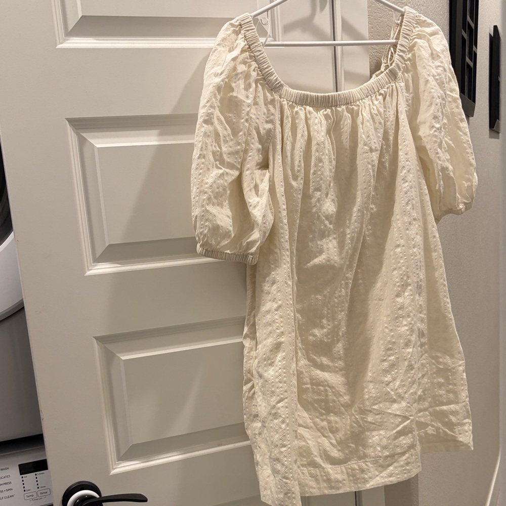Old Navy Puff Sleeve Square Neck Mini Dress